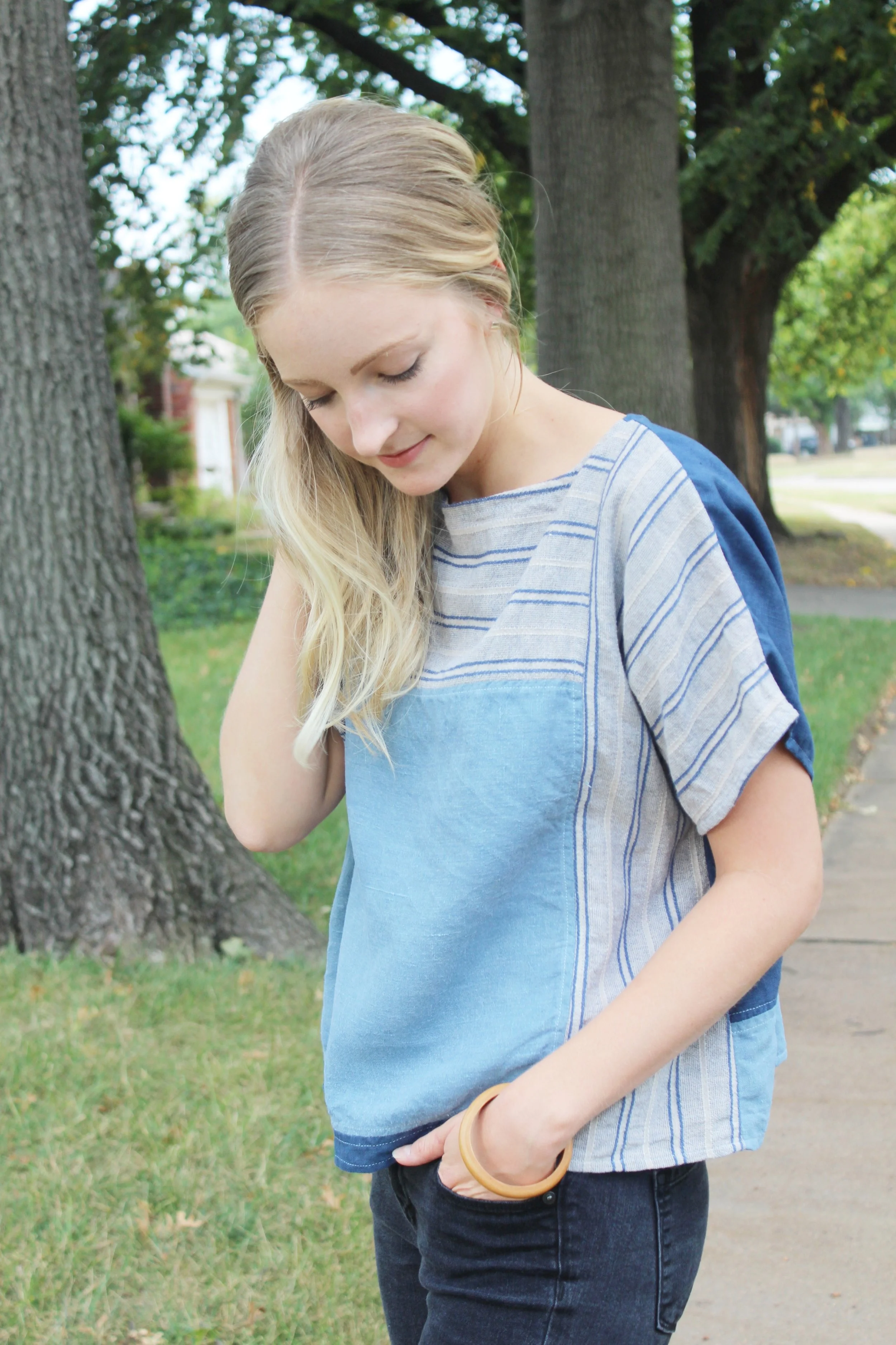 Shirt No. 1 in Patchwork Linen — Well Fibre